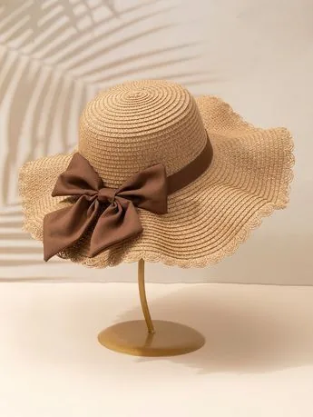 Sombrero Ondulado con Lazo