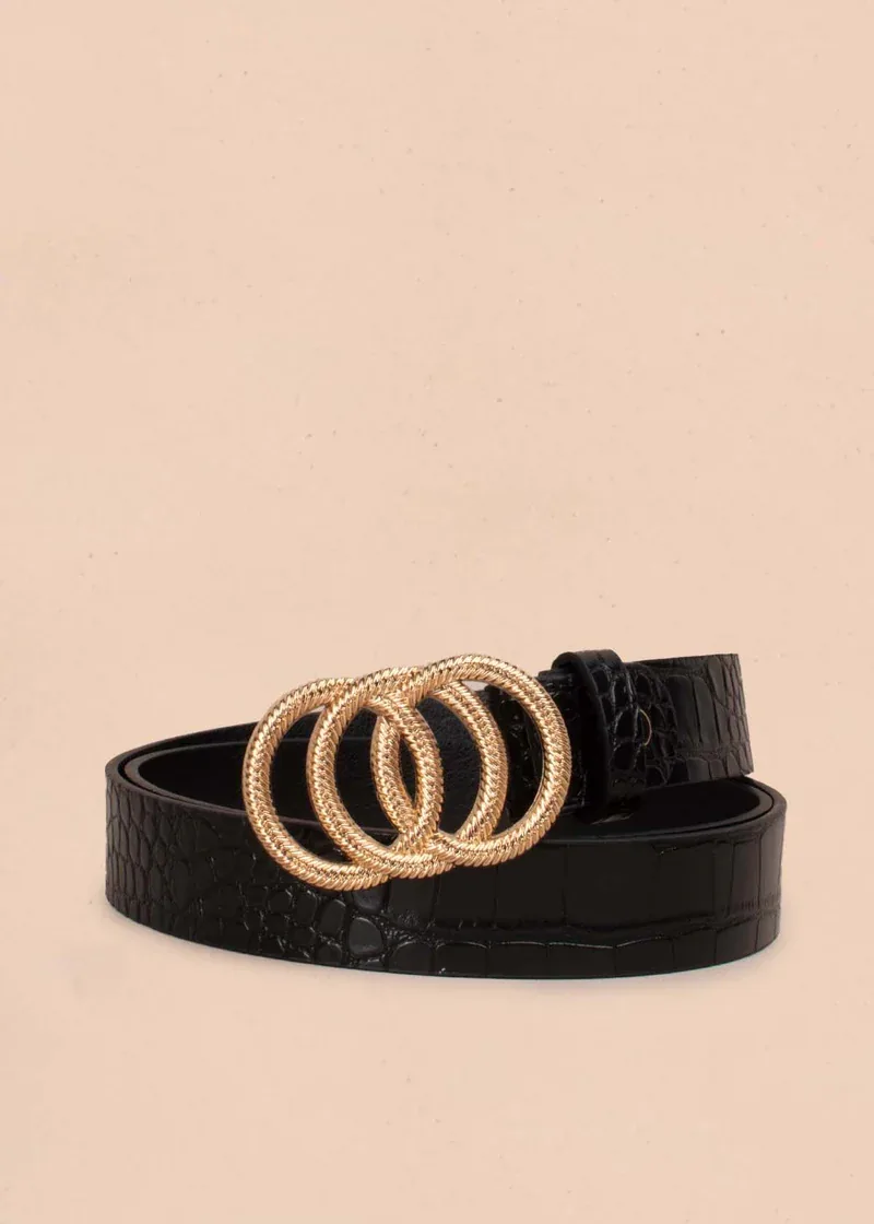 Cinturón de Aros Dorados