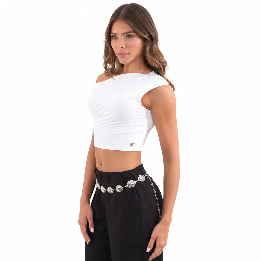 Crop Top Brielle Asimétrico
