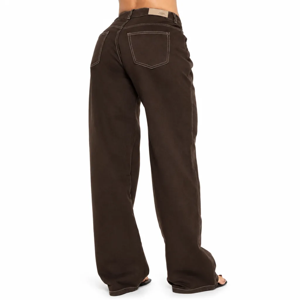 Jean Straight Color Chocolate
