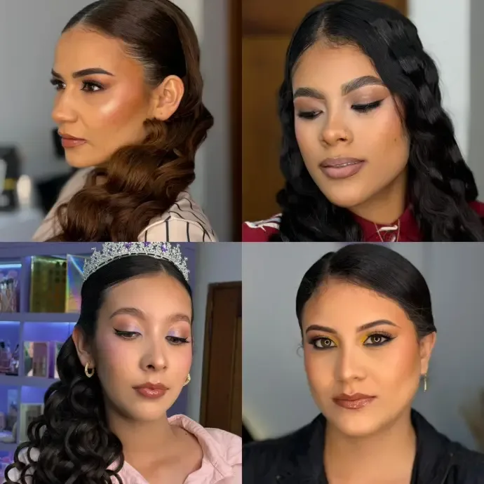 Maquillaje profesional para novias, quinceañeras y eventos