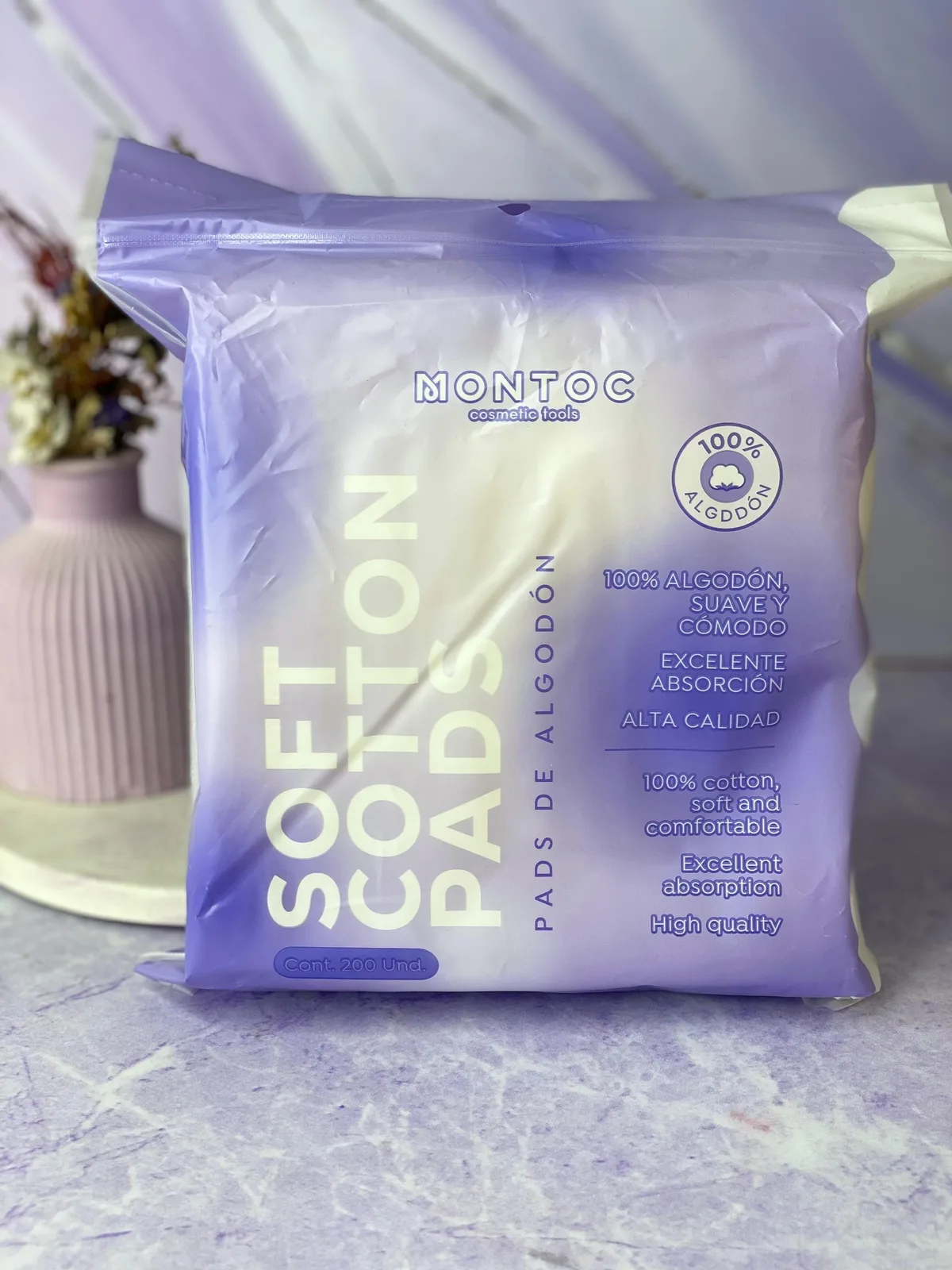 COTTON PADS X 200 MONTOC