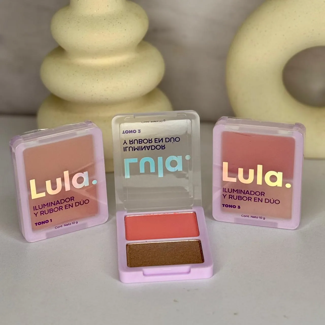 DUO RUBOR E ILUMINADOR LULA