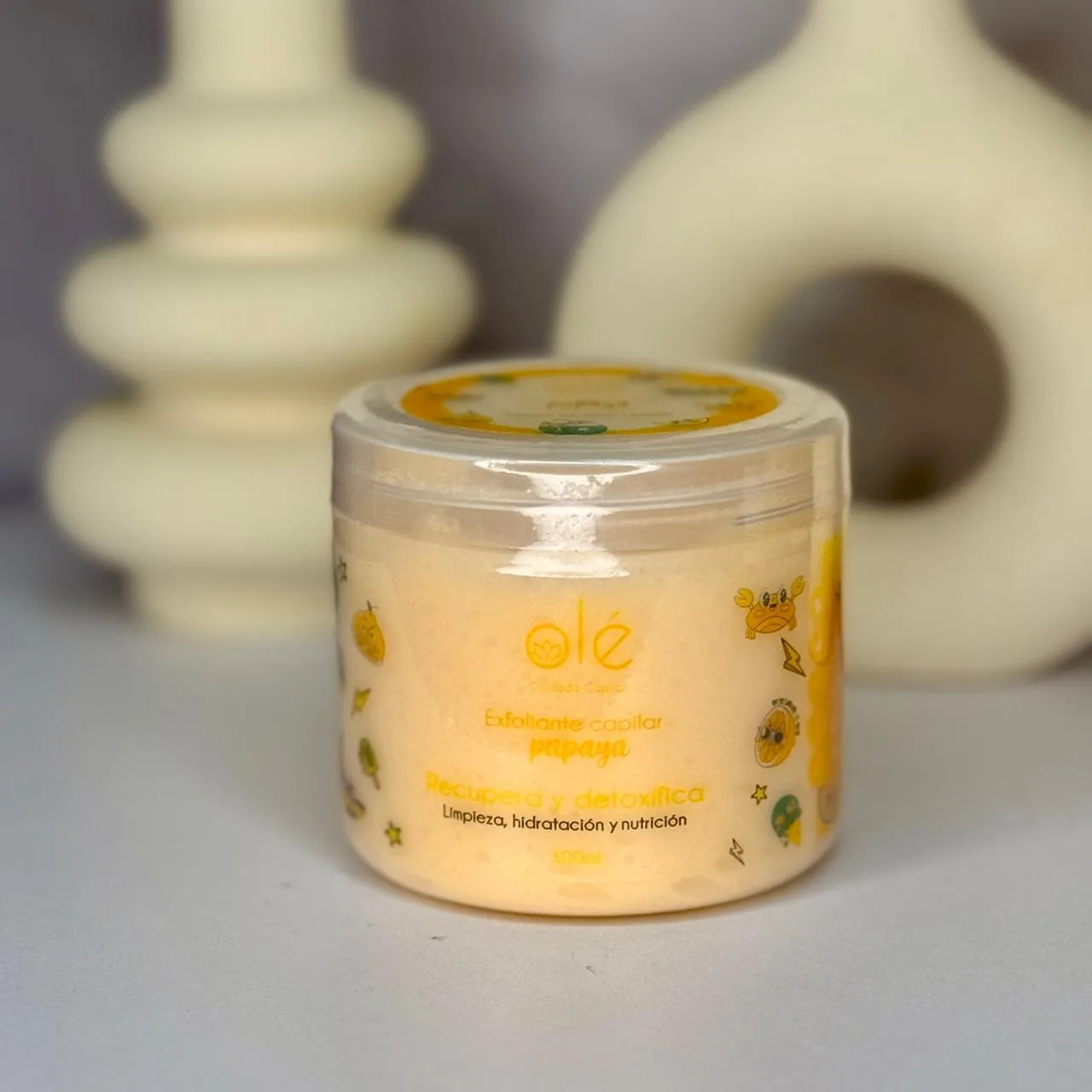 EXFOLIANTE CAPILAR DE PAPAYA OLÉ