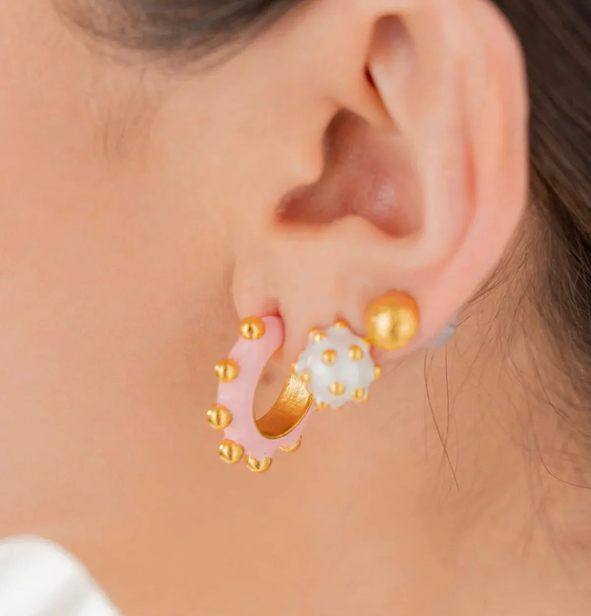 Set X3 Aretes Dots Pop