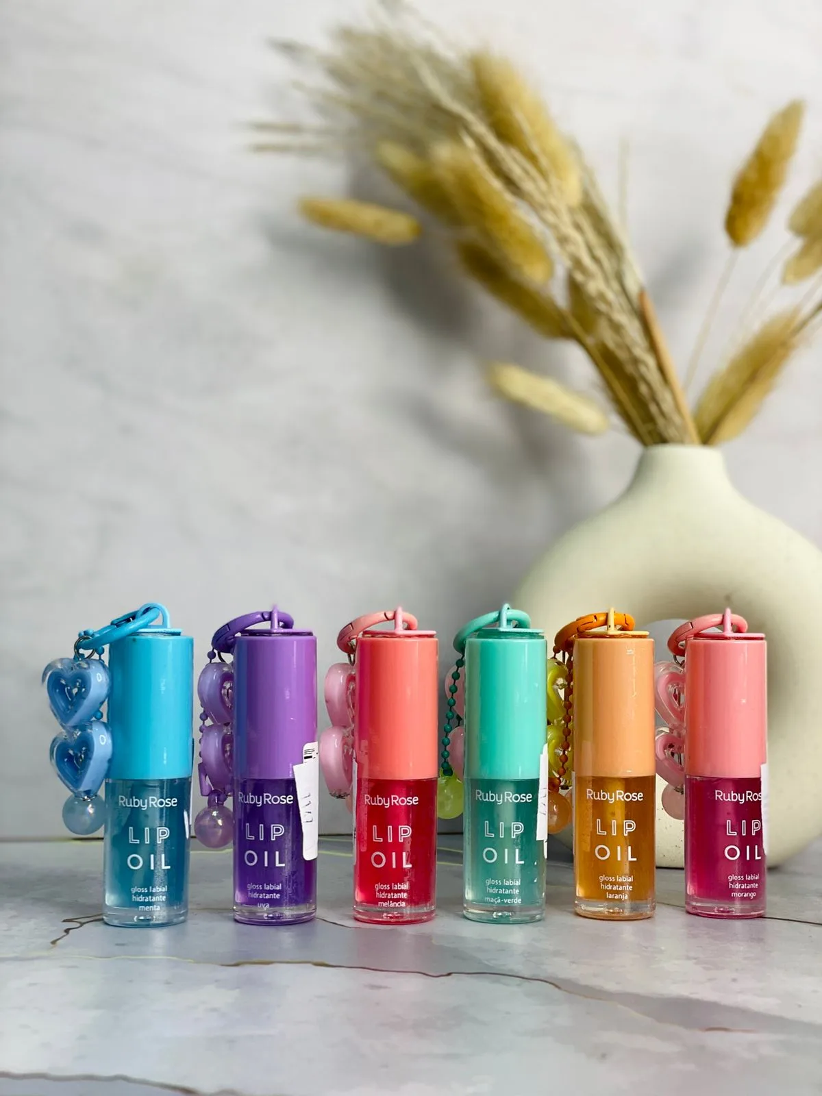 LIP OIL CON LLAVERO RUBY ROSE