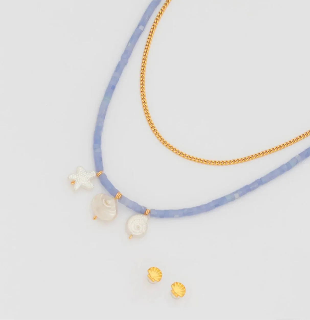 Collar 2 en 1 Mar + Aretes