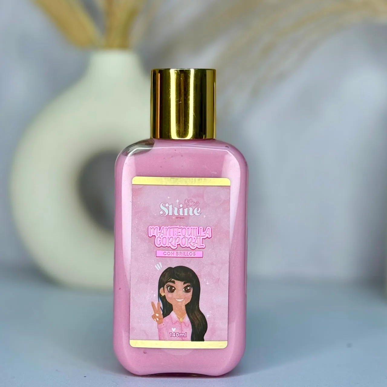 MANTEQUILLA MINI ROSADA GLOW SHINE BY YAJA