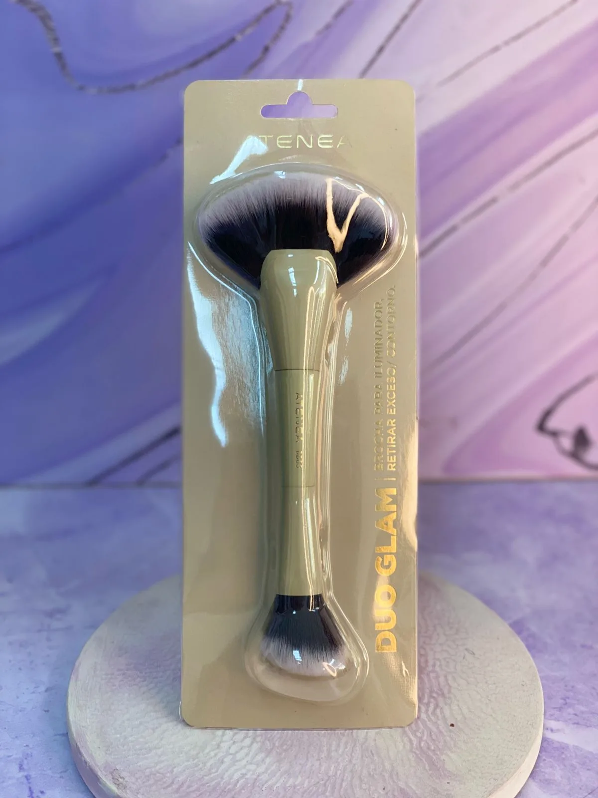 BROCHA DUO GLAM 3 ILUMINADOR/CONTORNO