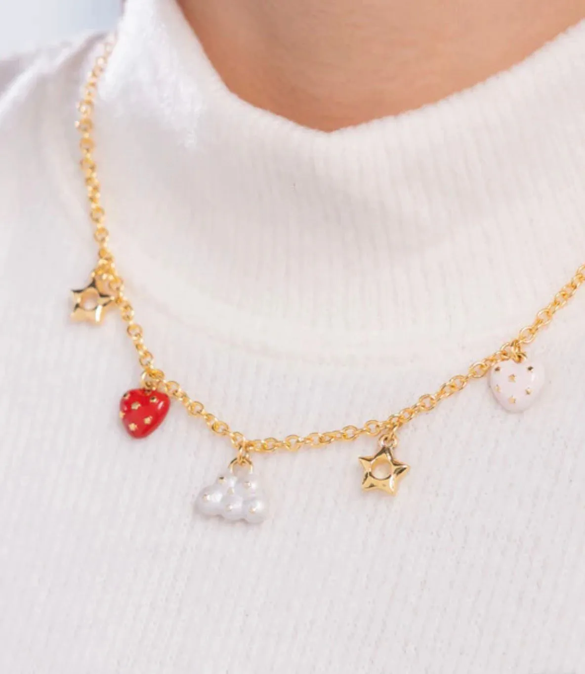 Collar Multicharms Nube