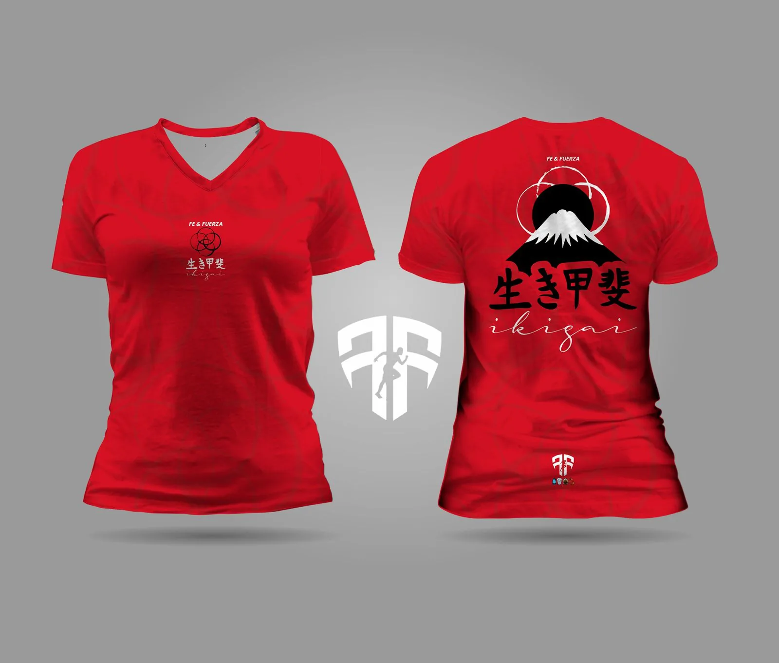 Camiseta Ikigai  Roja
