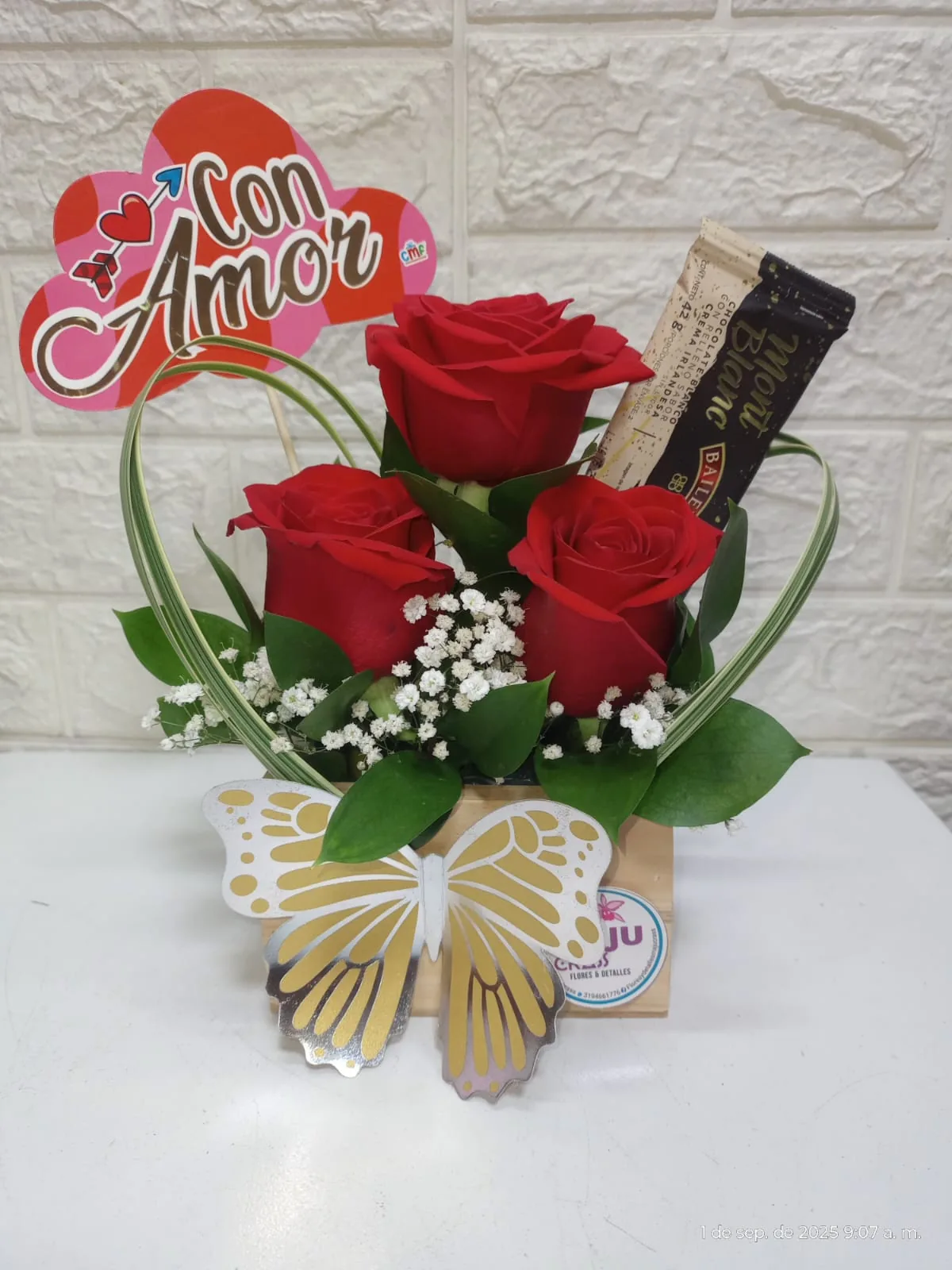 Rosas con amor