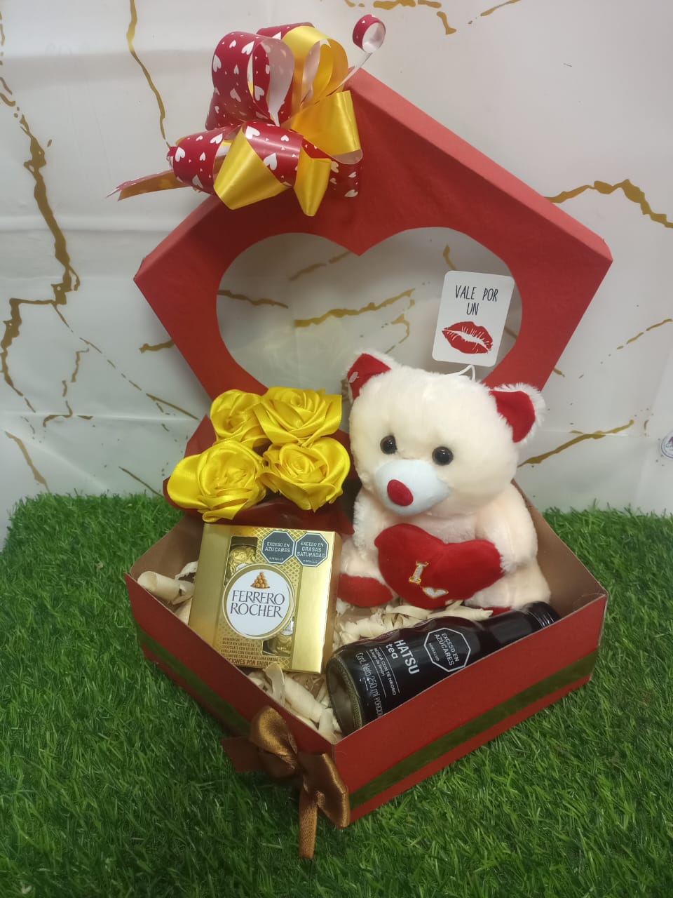 Box corazon Peluche eterno