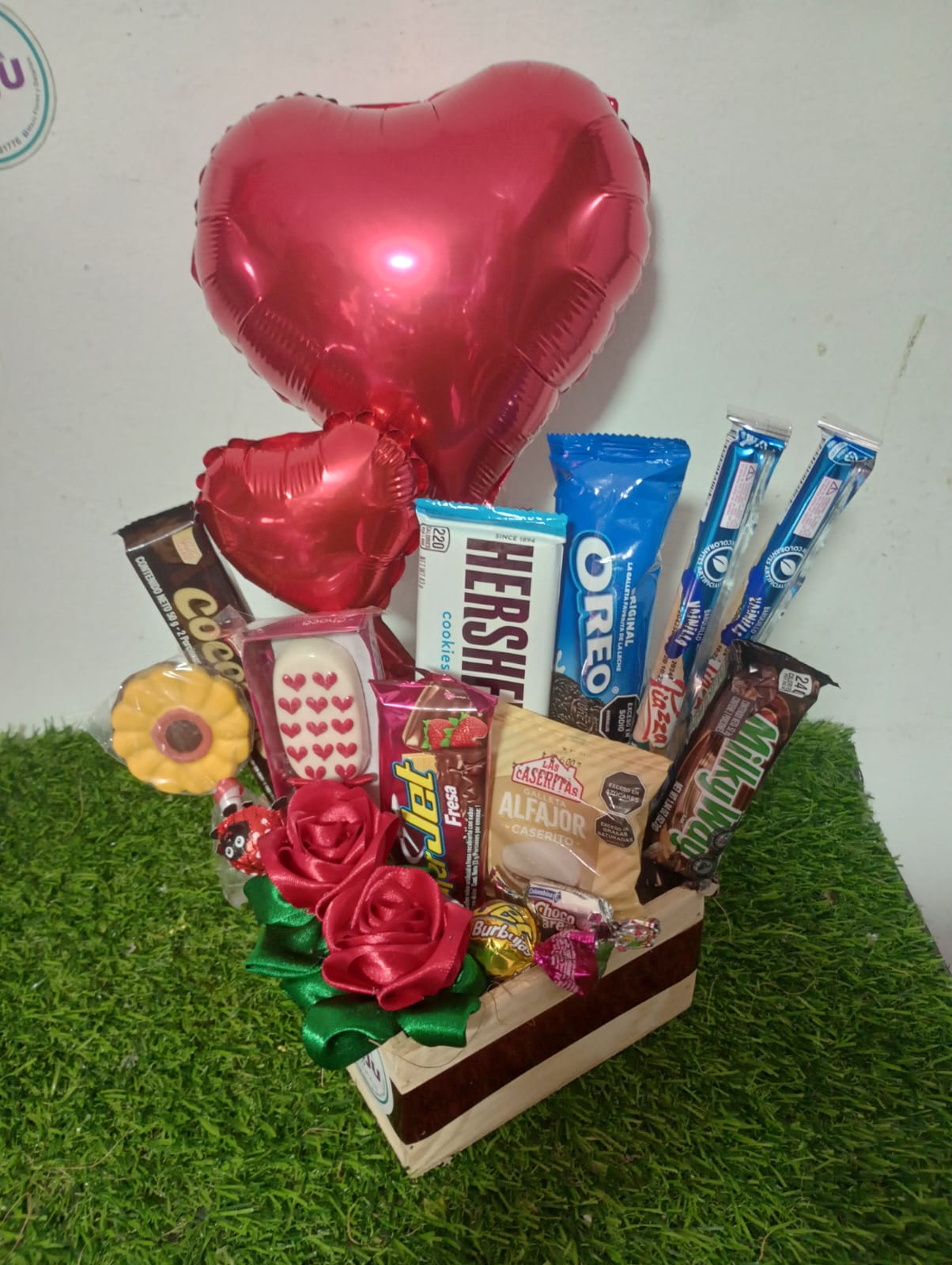 Corazón con Dulces especiales