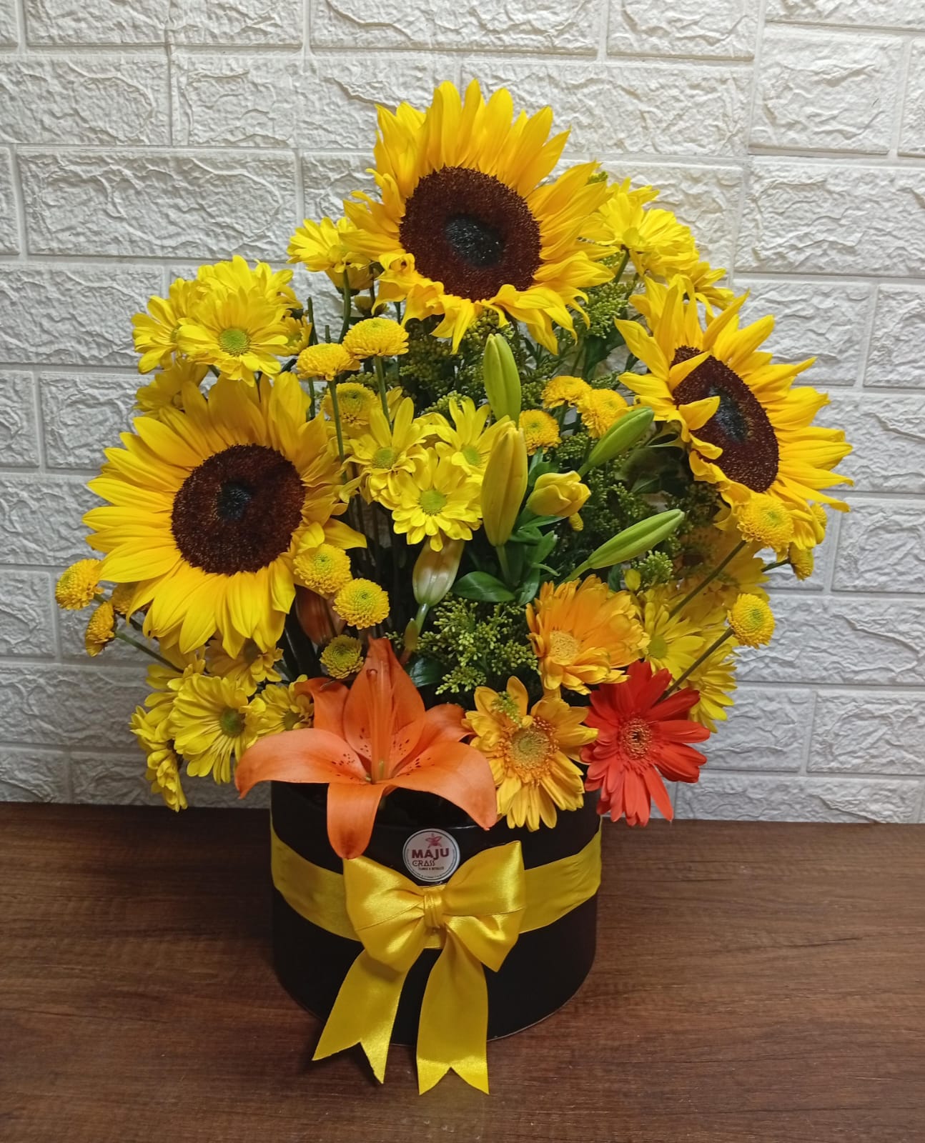 Box Floral Amanecer de Girasoles