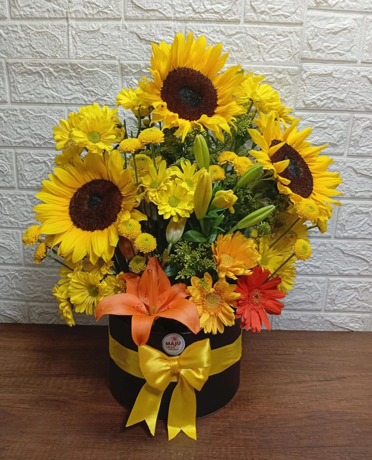 Box Floral Amanecer de Girasoles