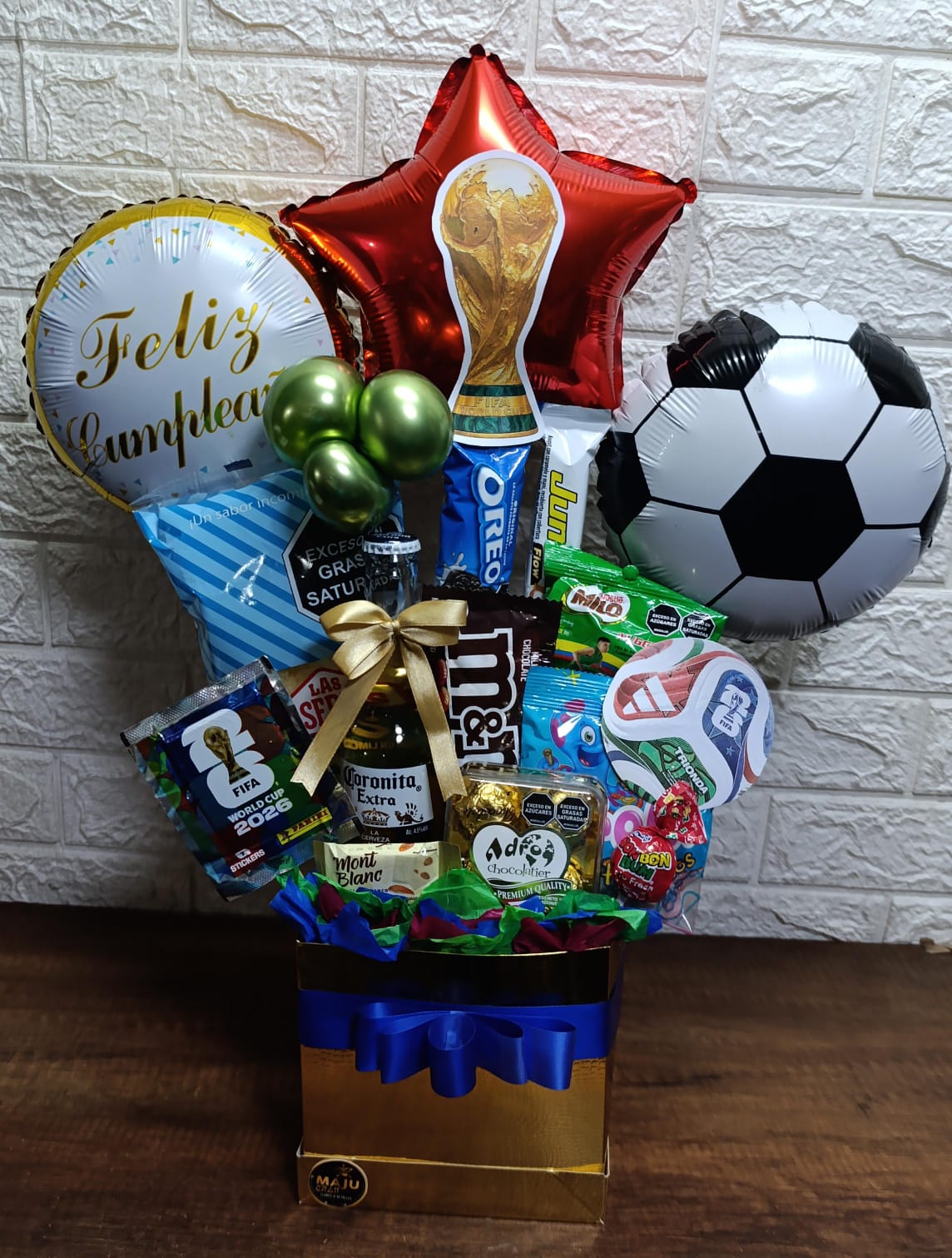 Dulcera feliz Cumpleaños mundial Fútbol