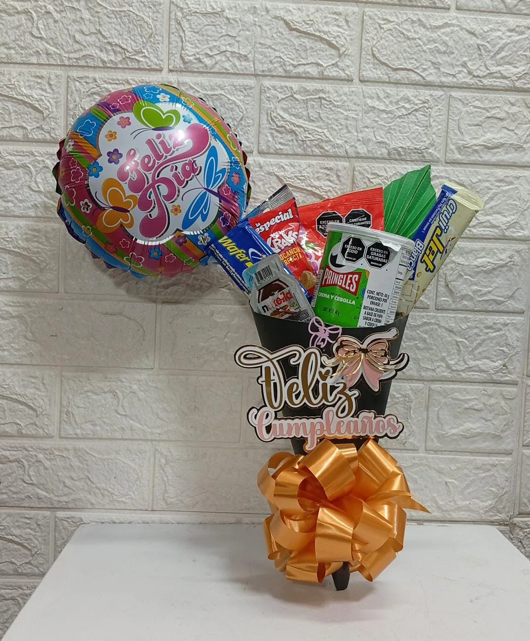 Arreglo cono de Cumpleaños