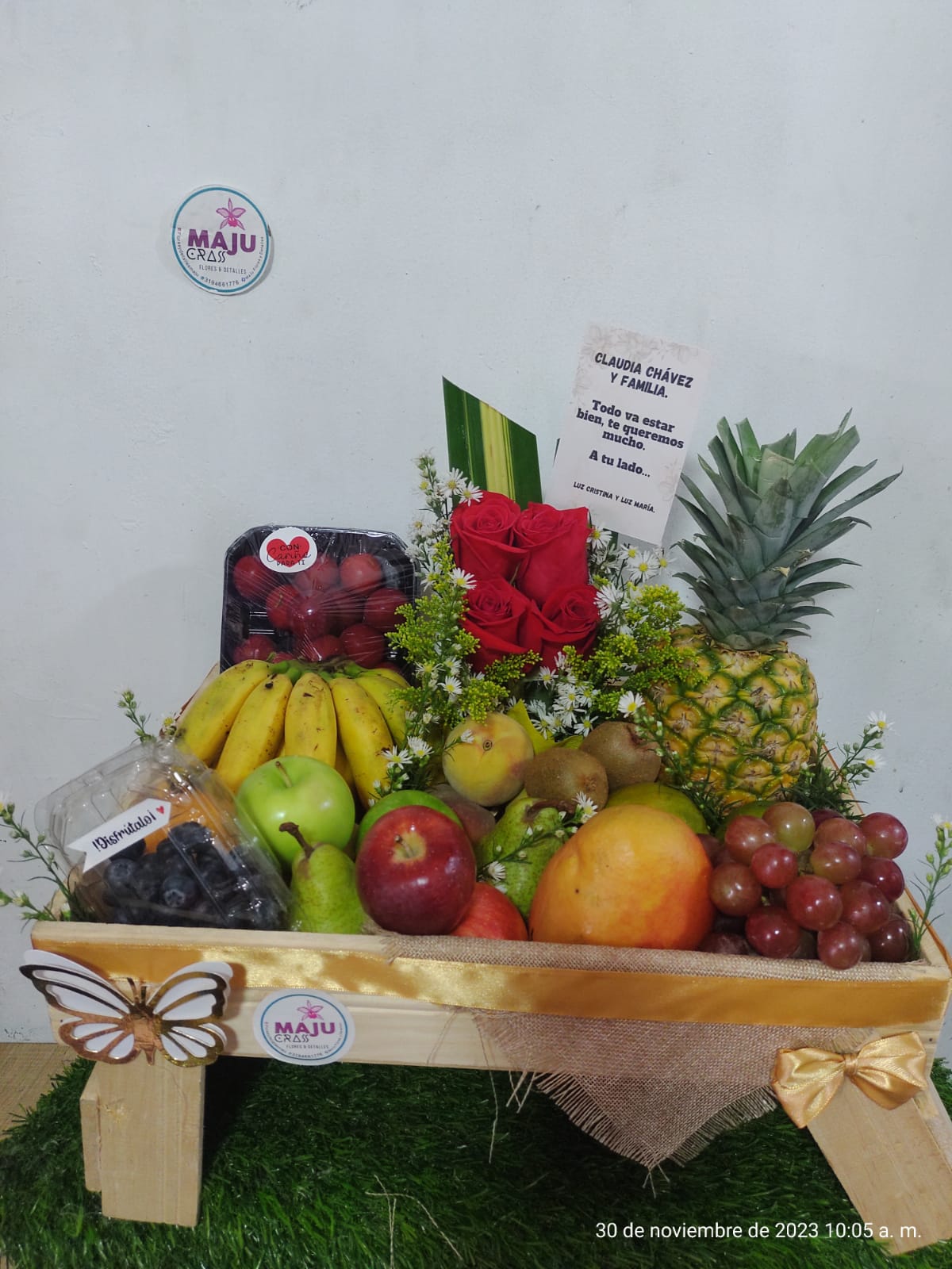 Cesta Gourmet de Frutas Frescas