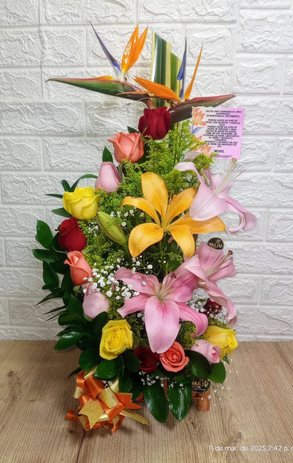 Arreglo Floral Exótico "Amanecer"