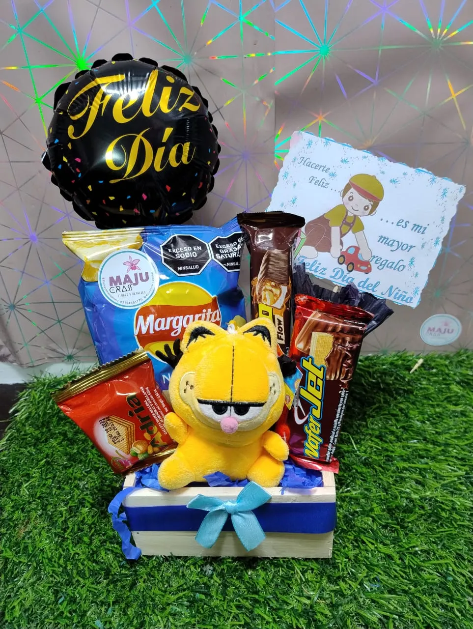 Caja de Regalo Feliz Día del Niño peluche llavero
