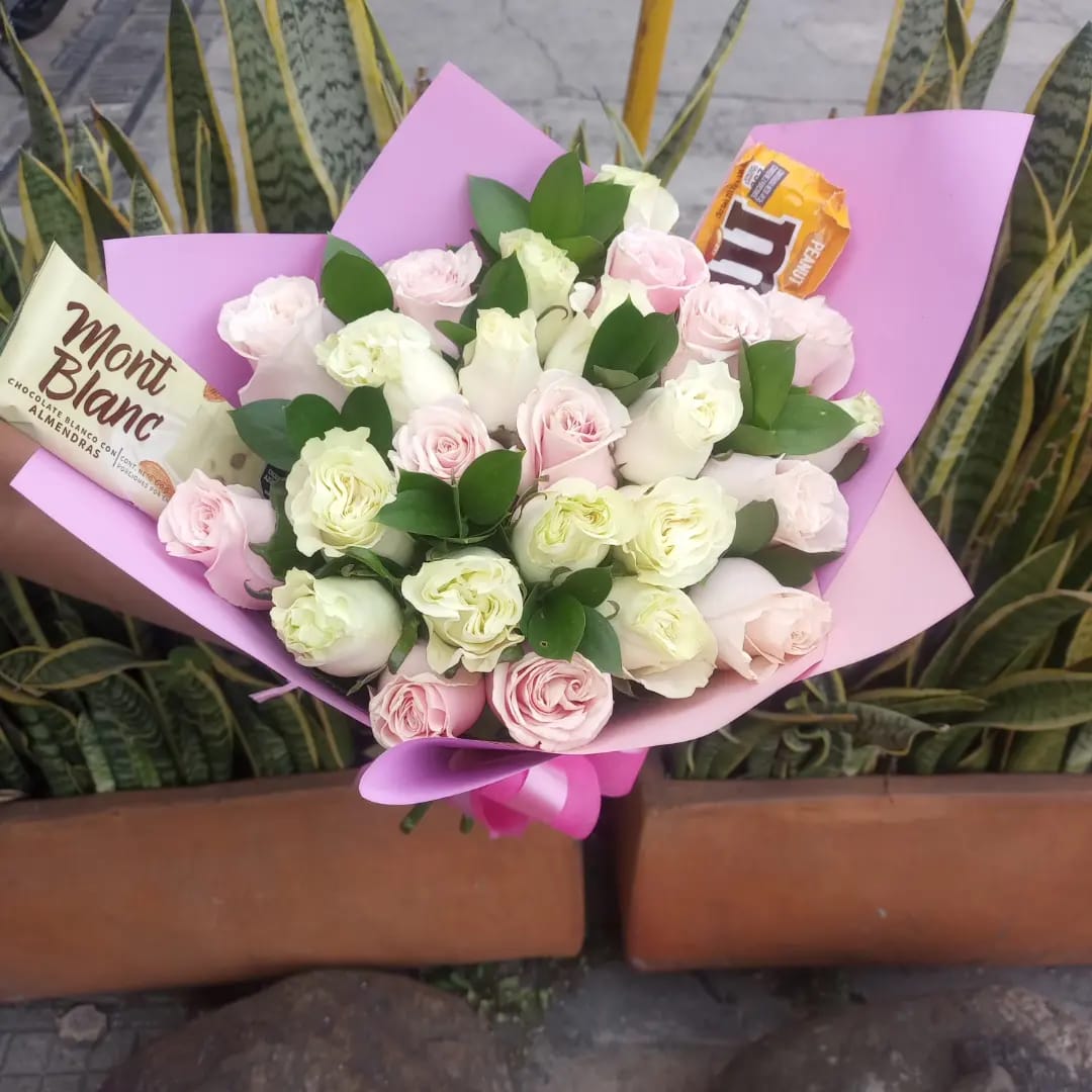 Ramo Buchon mediano de Rosas