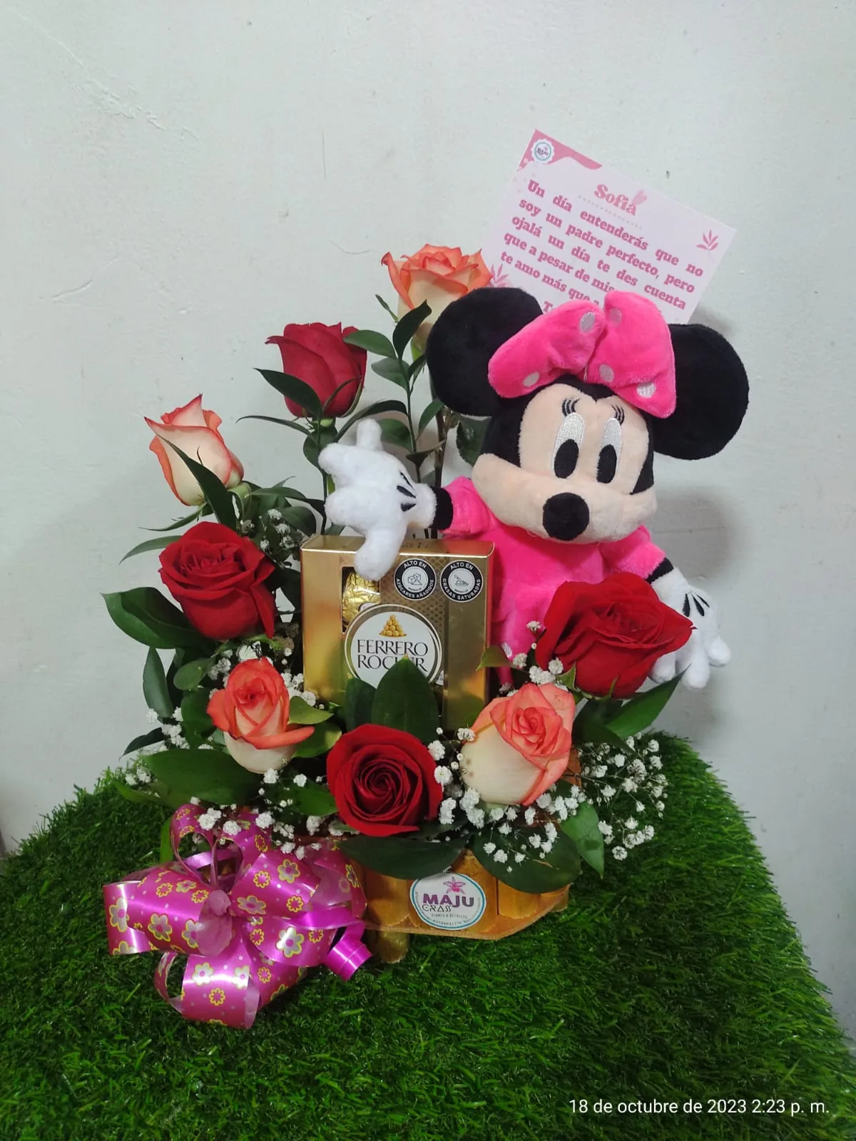 Floral peluche encantado