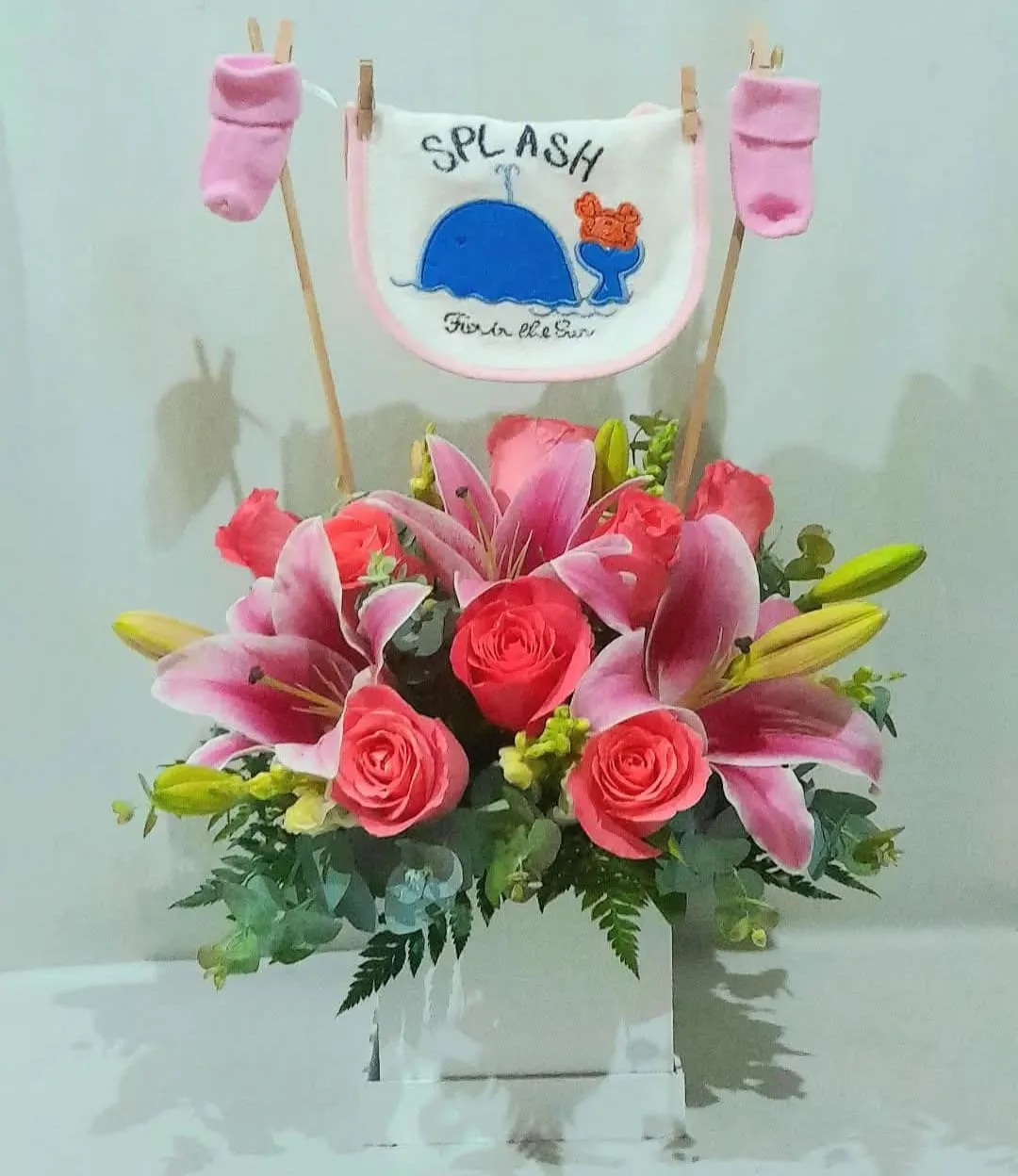 Bienvenida para Bebé  floral
