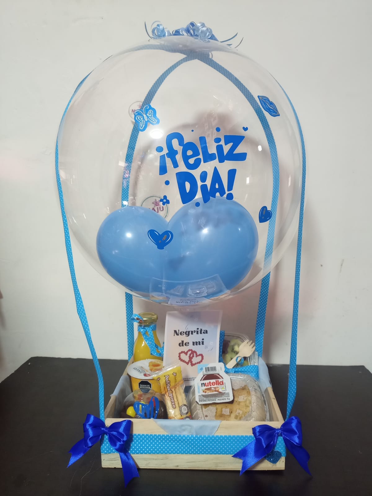 Desayuno Sorpresa globito azulito