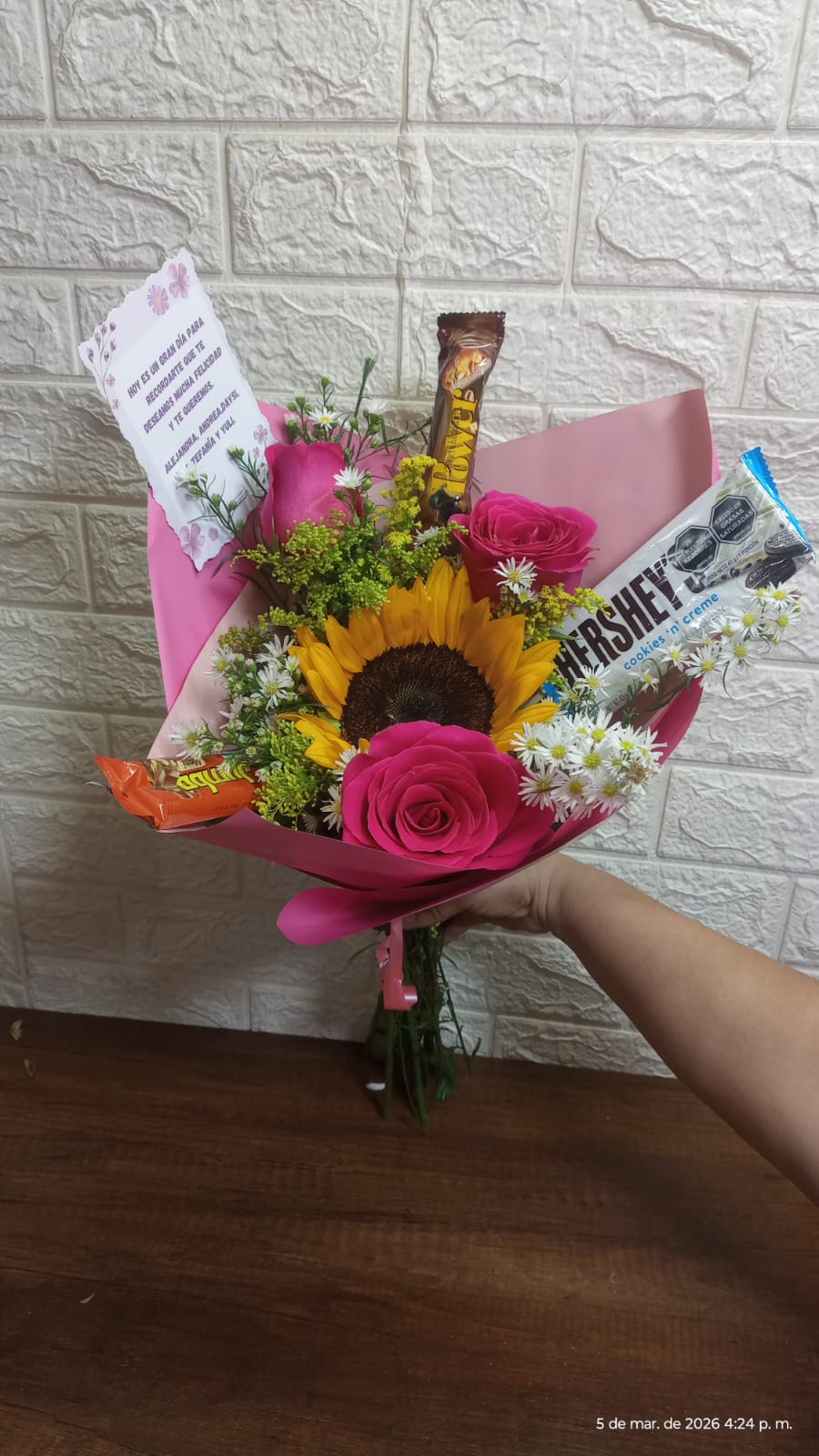 Bouquet un radiante dia