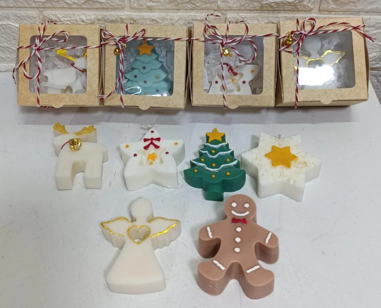 Set de Velas Navideñas x 6