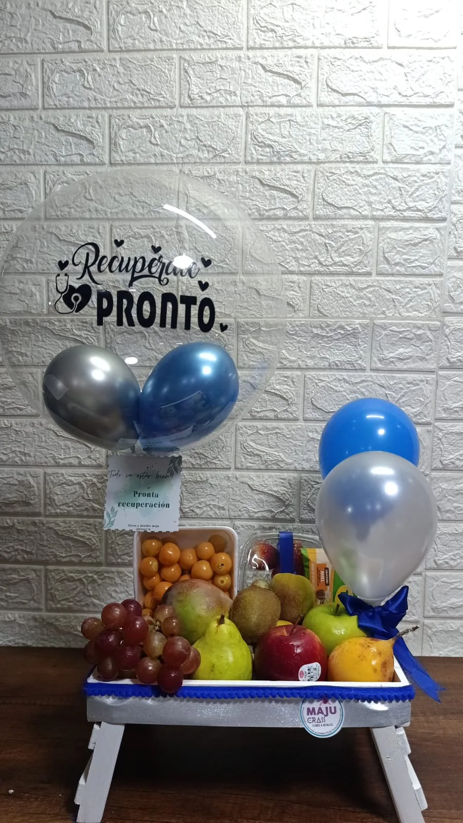 Cesta saludable frutas frescas