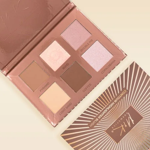 Paleta de Contorno, Iluminador MyK Cosmetics