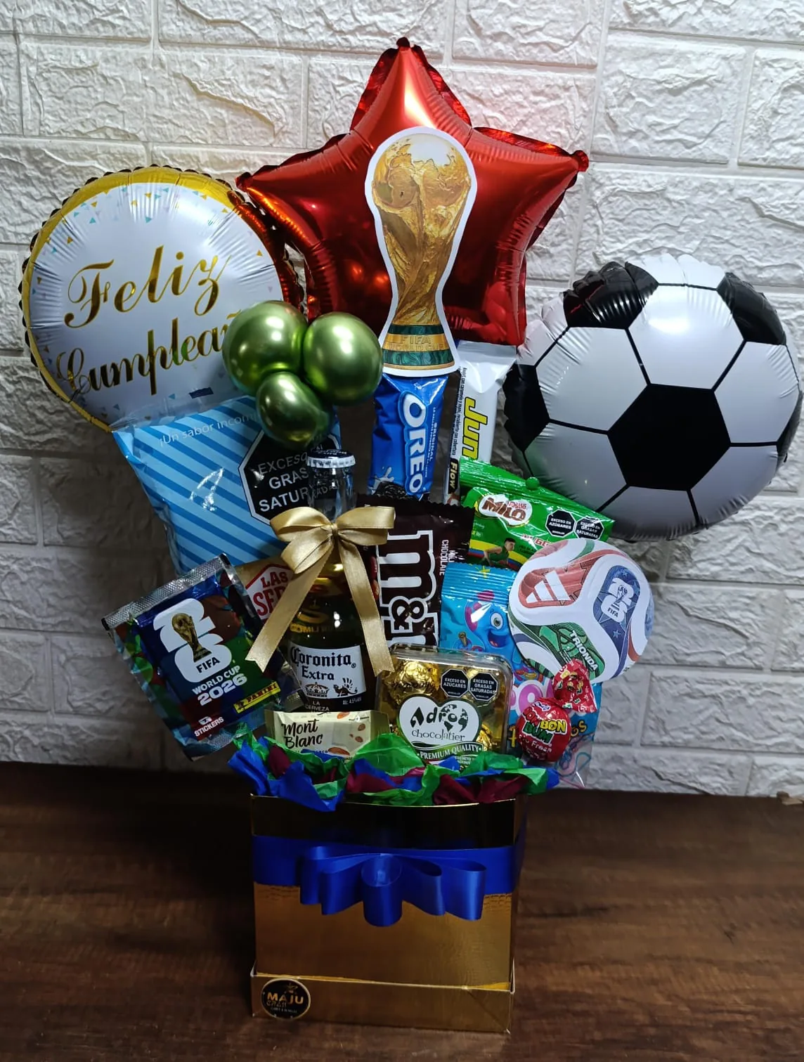 Dulcera feliz Cumpleaños mundial Fútbol