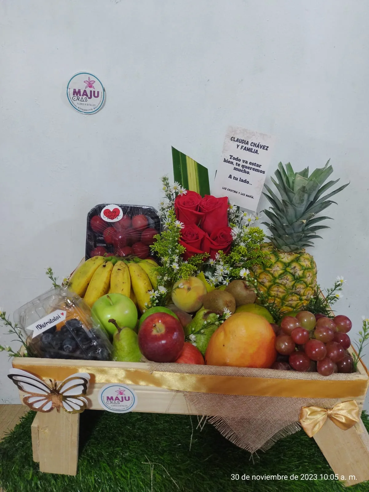 Cesta Gourmet de Frutas Frescas