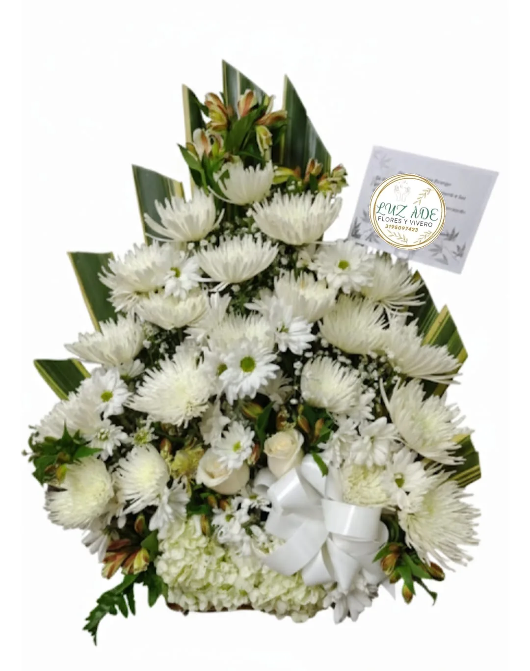 Arreglo Floral Blanco Elegante