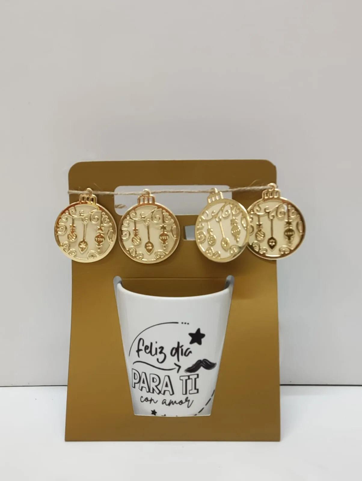 Set Taza FELIIZ NAVIDAD DECORATIVA