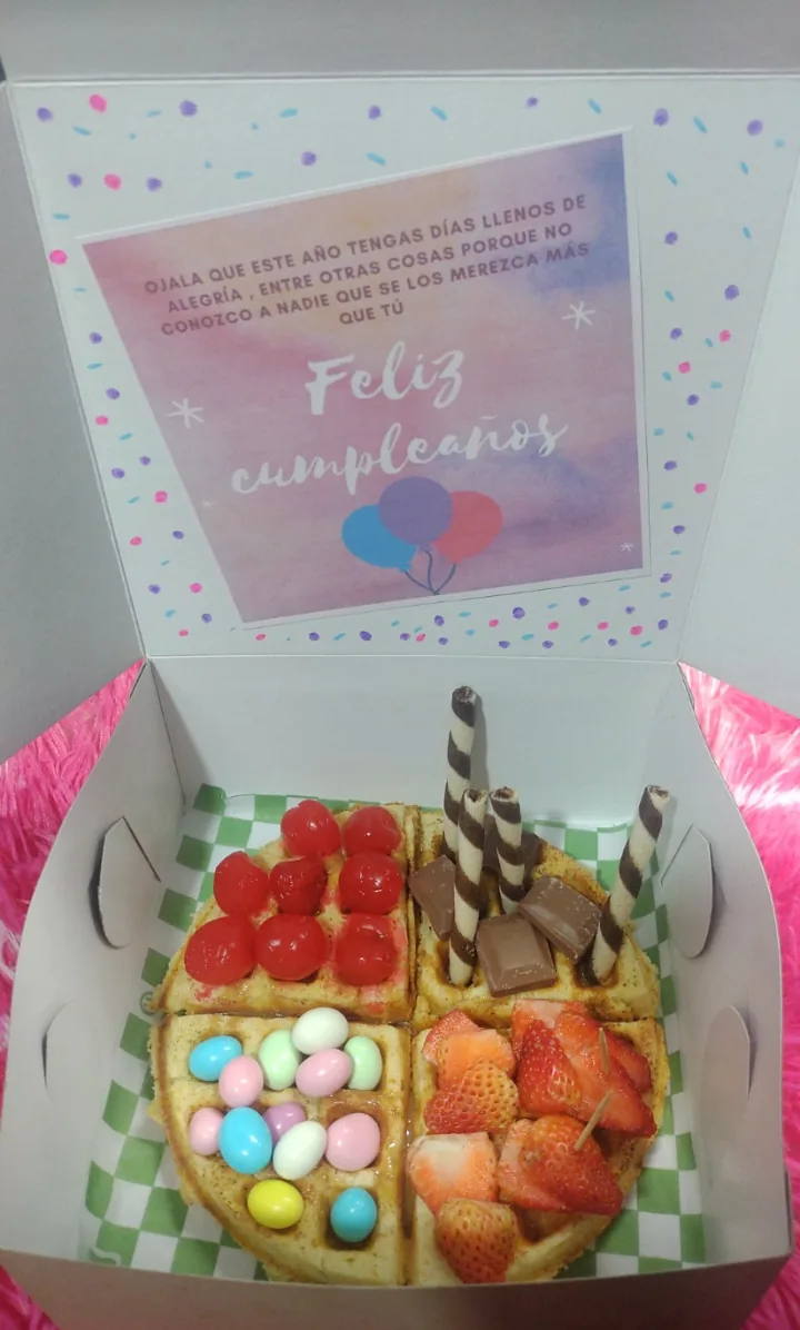 Waffles B fruta