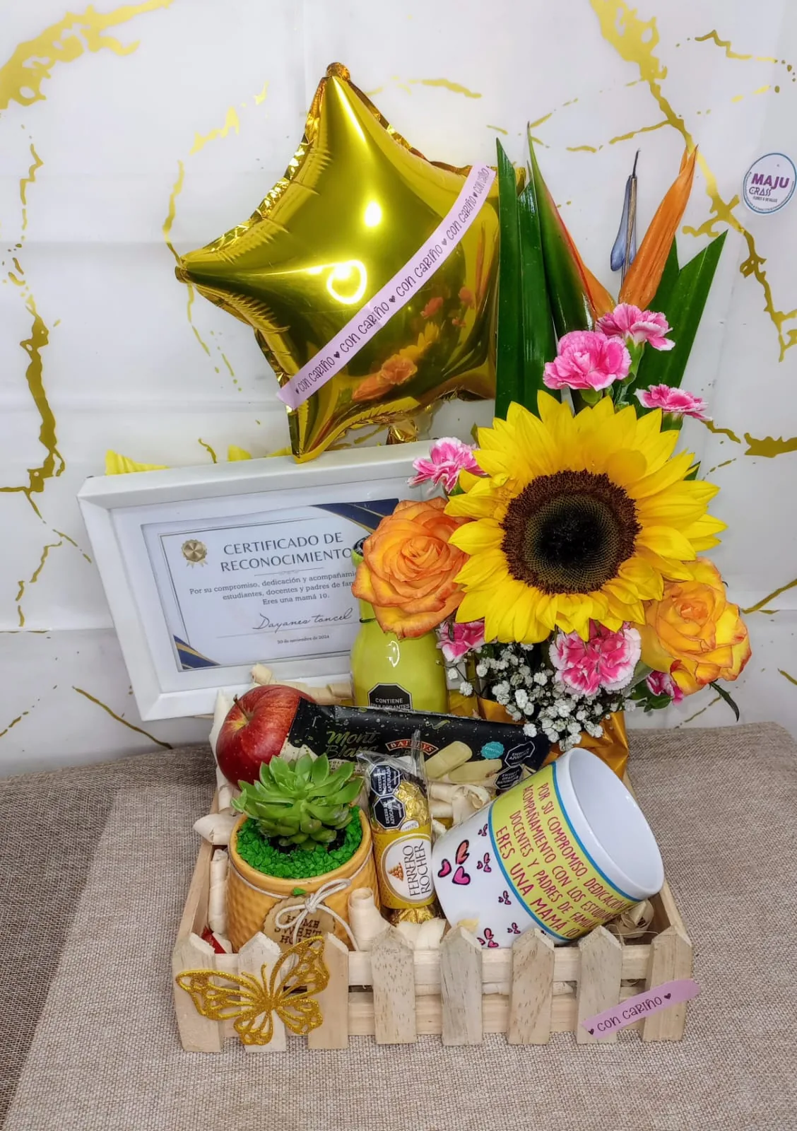 Cesta de Regalo felicitación