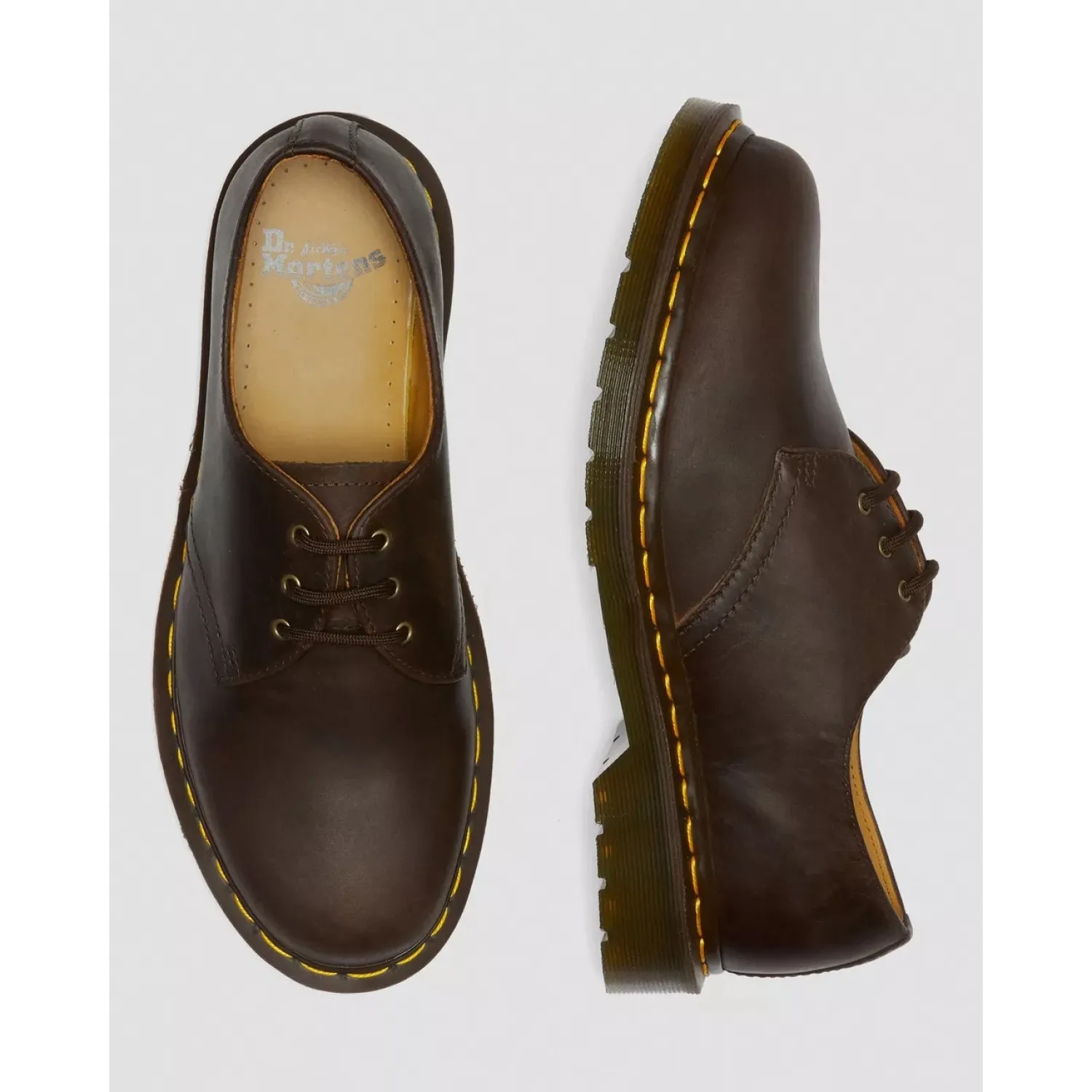 Zapatos Dr. Martens Crazy Horse Marrón